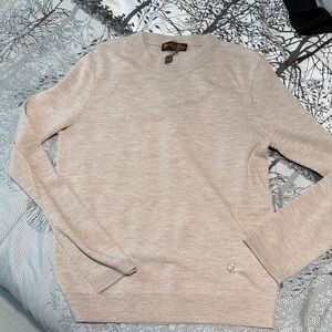 Loro Piana Women's Cream Crewneck Top